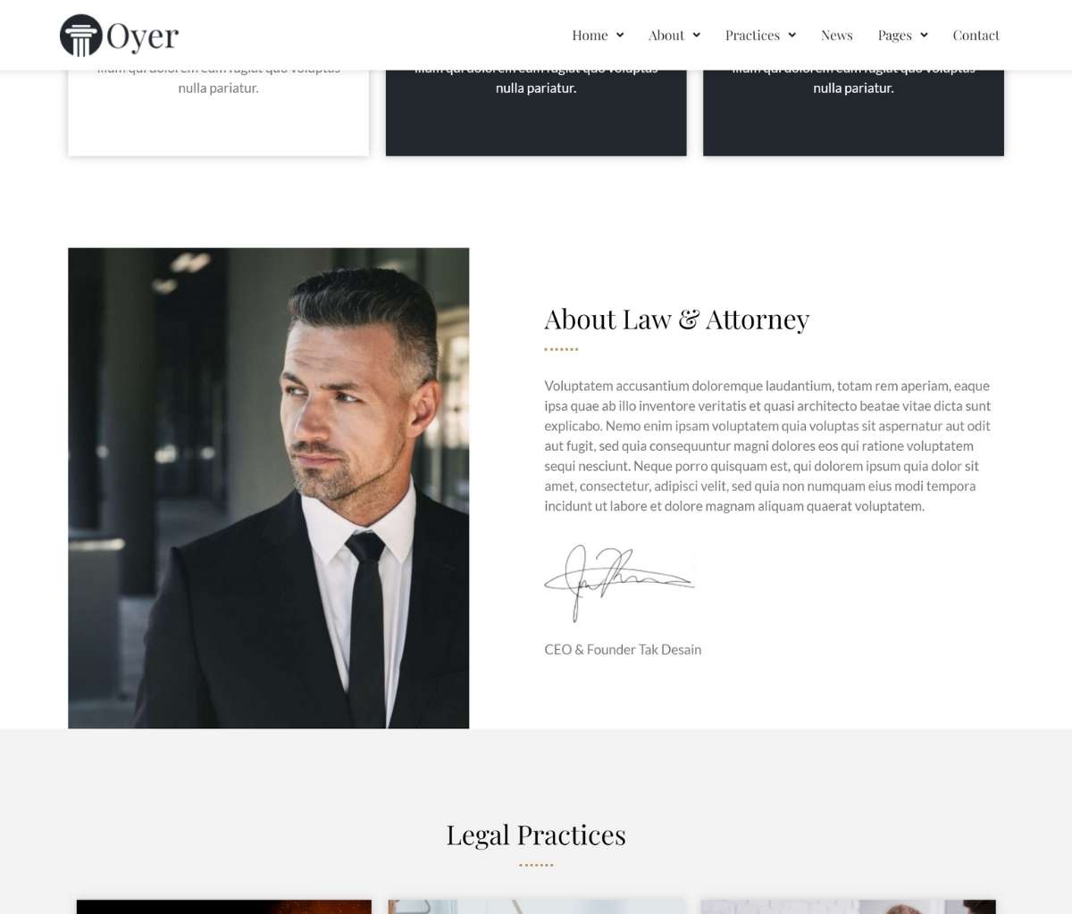 Nosotros diseño web abogados
